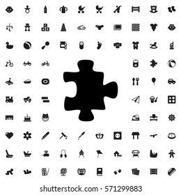 puzzle icon illustration isolated vector sign symbol