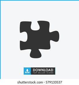 puzzle icon illustration isolated vector sign symbol