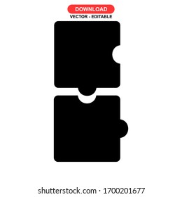 puzzle icon or logo isolated sign symbol vector illustration - high quality black style vector icons
