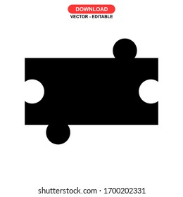 puzzle icon or logo isolated sign symbol vector illustration - high quality black style vector icons
