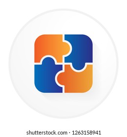puzzle icon with modern concept and gradient concept design vector eps 10