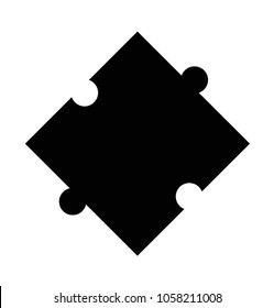 puzzle icon on white background. puzzle sign. flat style. logo puzzle symbol.