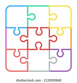puzzle icon outline