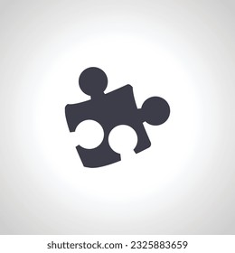 Puzzle icon. Puzzle icon. Puzzle part icon.