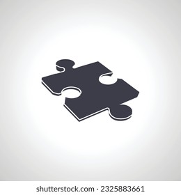 Puzzle icon. Puzzle icon. Puzzle part icon.