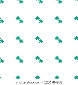 puzzle icon pattern seamless white background. Editable filled puzzle icon. puzzle icon pattern for web and mobile.