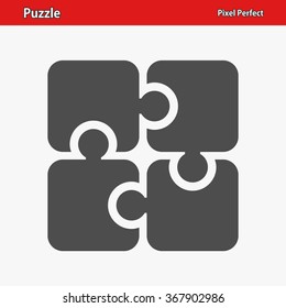 Puzzle Icon. Professional, pixel perfect icons optimized for both large and small resolutions. EPS 8 format.