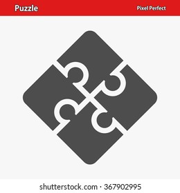 Puzzle Icon. Professional, pixel perfect icons optimized for both large and small resolutions. EPS 8 format.