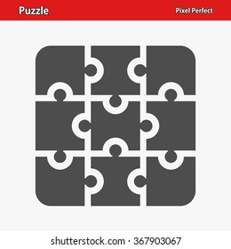 Puzzle Icon. Professional, pixel perfect icons optimized for both large and small resolutions. EPS 8 format.