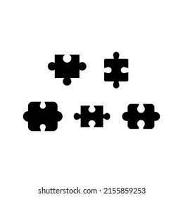 Puzzle Icon Set Vector Symbol Design Illustration