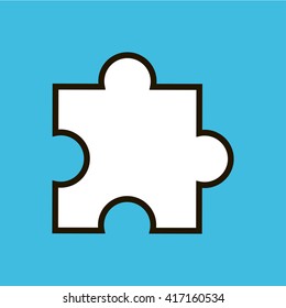 puzzle icon. puzzle sign