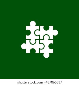 puzzle icon. puzzle sign