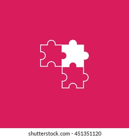 puzzle icon. puzzle sign
