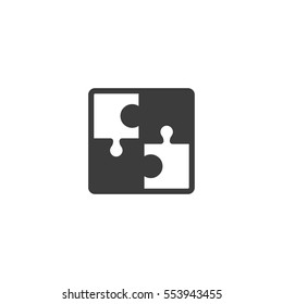 puzzle icon. sign design