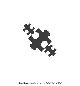 puzzle icon. sign design