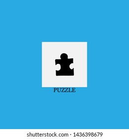 puzzle icon sign signifier vector