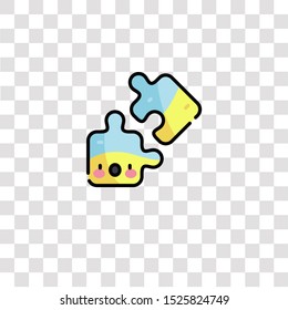 puzzle icon sign and symbol. puzzle color icon for website design and mobile app development. Simple Element from kindergarten collection for mobile concept and web apps icon.