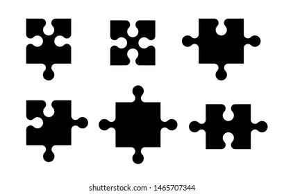 Puzzle icon. Simple illustration of puzzle vector icon for web design isolated on white background