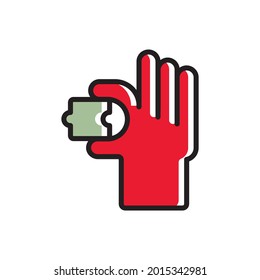 Puzzle Icon Simple Vector Illustration