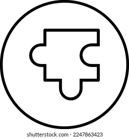 icono del rompecabezas, vector de stock, logotipo aislado en fondo blanco..eps
