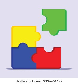Puzzle icon. Subtable to place on toys, kids, etc.