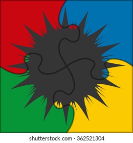 puzzle icon sun
