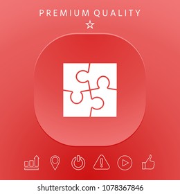 Puzzle icon symbol