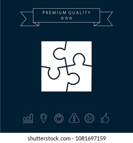 Puzzle icon symbol
