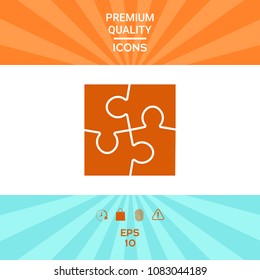 Puzzle icon symbol