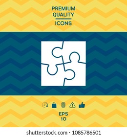 Puzzle icon symbol