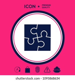 Puzzle icon symbol
