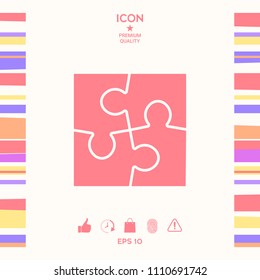 Puzzle icon symbol
