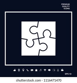 Puzzle icon symbol