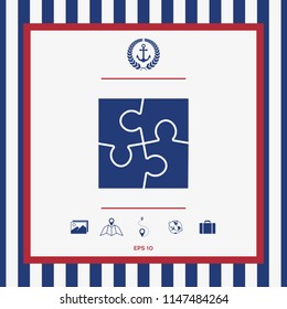 Puzzle icon symbol