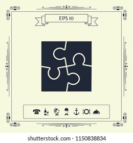 Puzzle icon symbol