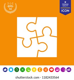 Puzzle icon symbol