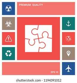 Puzzle icon symbol