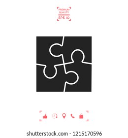 Puzzle icon symbol