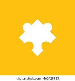 Puzzle icon in trendy flat style background, image jpg, vector eps, flat web, material icon, UI illustration