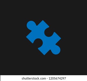 Puzzle icon . Vector