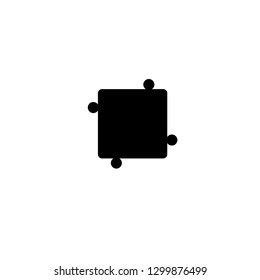 puzzle icon vector