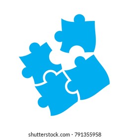 puzzle icon vector
