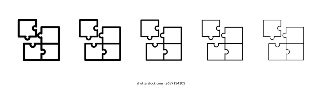 Icono de rompecabezas Ilustración de Arte vectorial