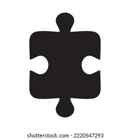 Puzzle icon vector, best vector icon flat design. Isolated on a white background.