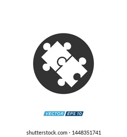 Puzzle Icon Vector Design Illustration 