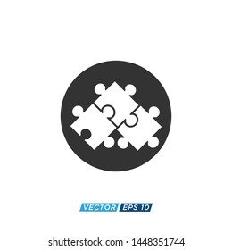 Puzzle Icon Vector Design Illustration 