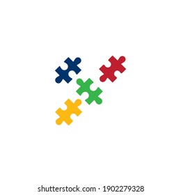 Puzzle icon vector design illustration