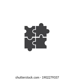 Puzzle Icon Vector Design Illustration