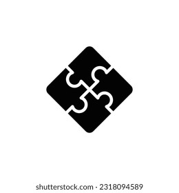 Diseño de vectores de iconos de rompecabezas
