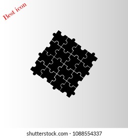 Puzzle icon vector, Vector EPS 10 illustration style